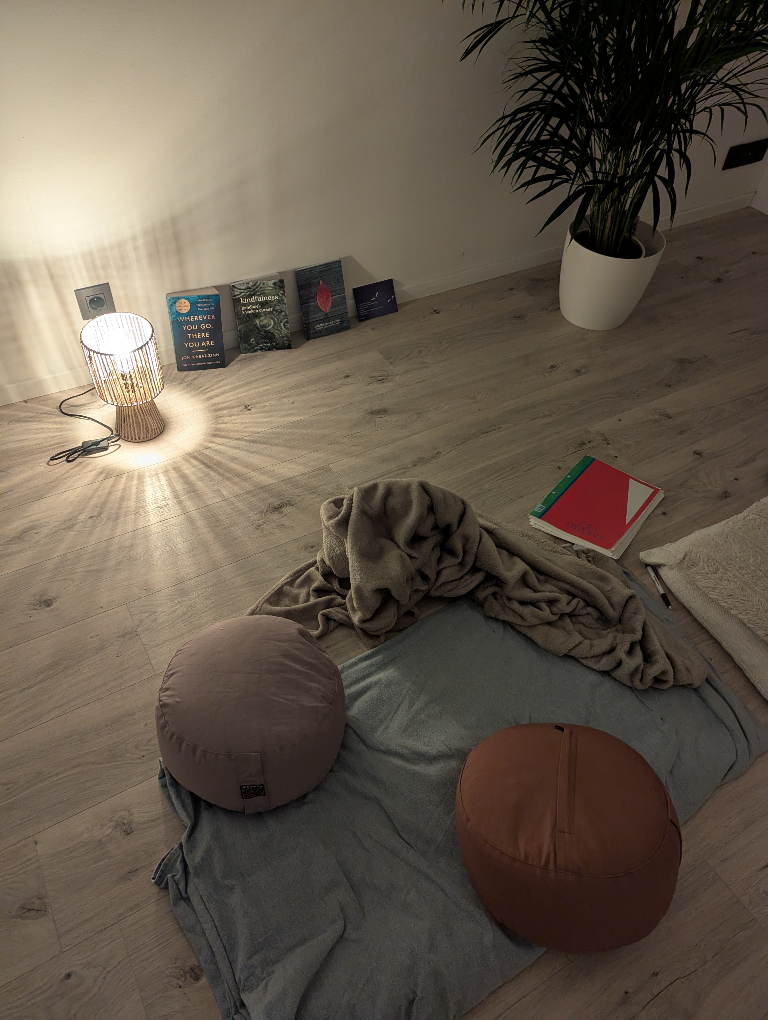 Meditatieplekje in huis